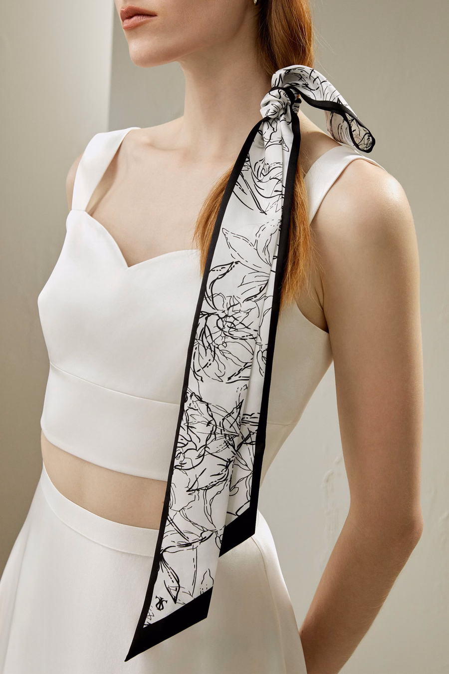 Jedwabny Szalik Rybaków Kwiatowych