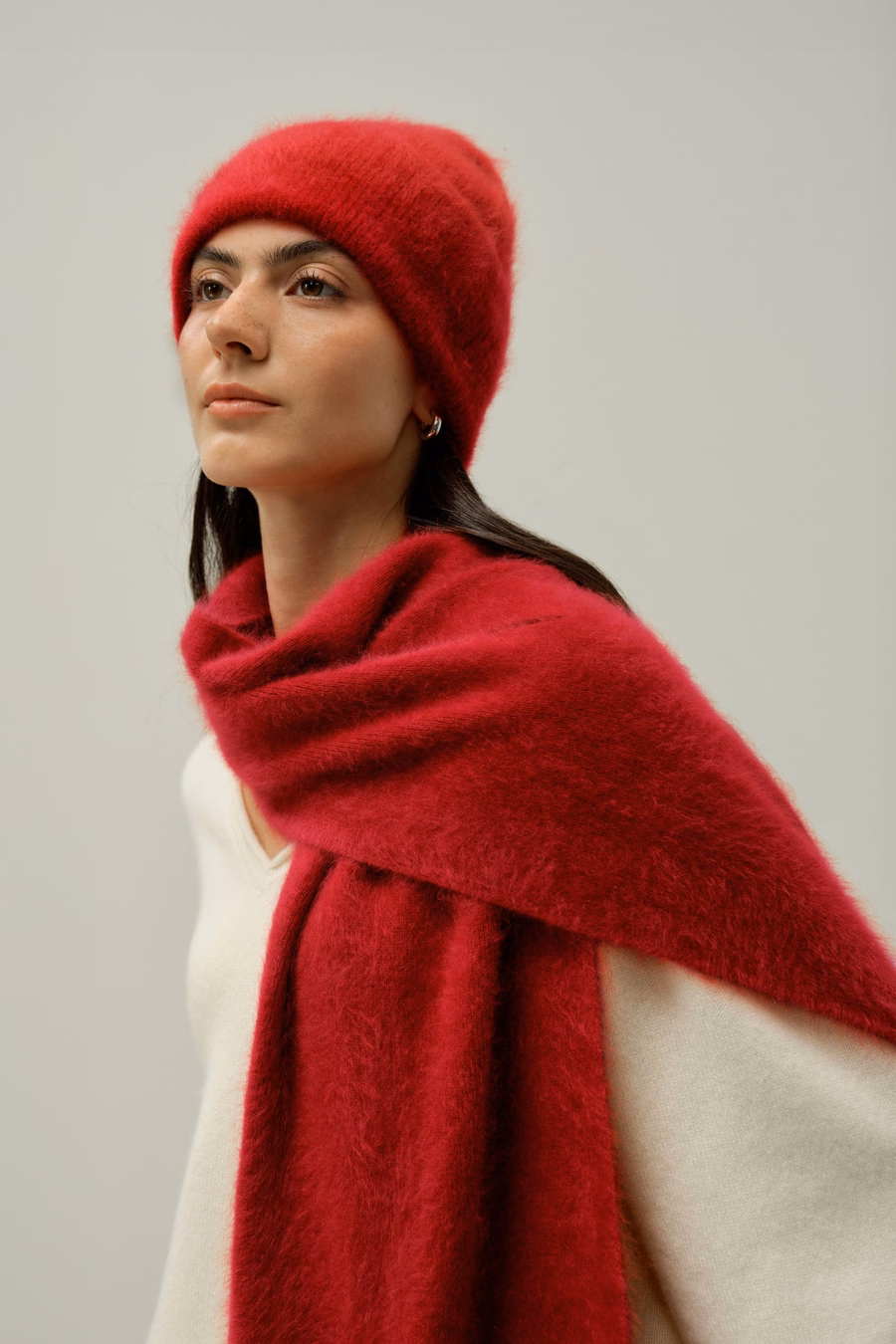 Brushed Cashmere Beanie