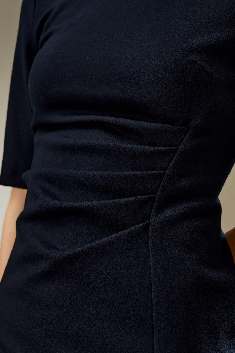 Twist Front Sheath Dress
