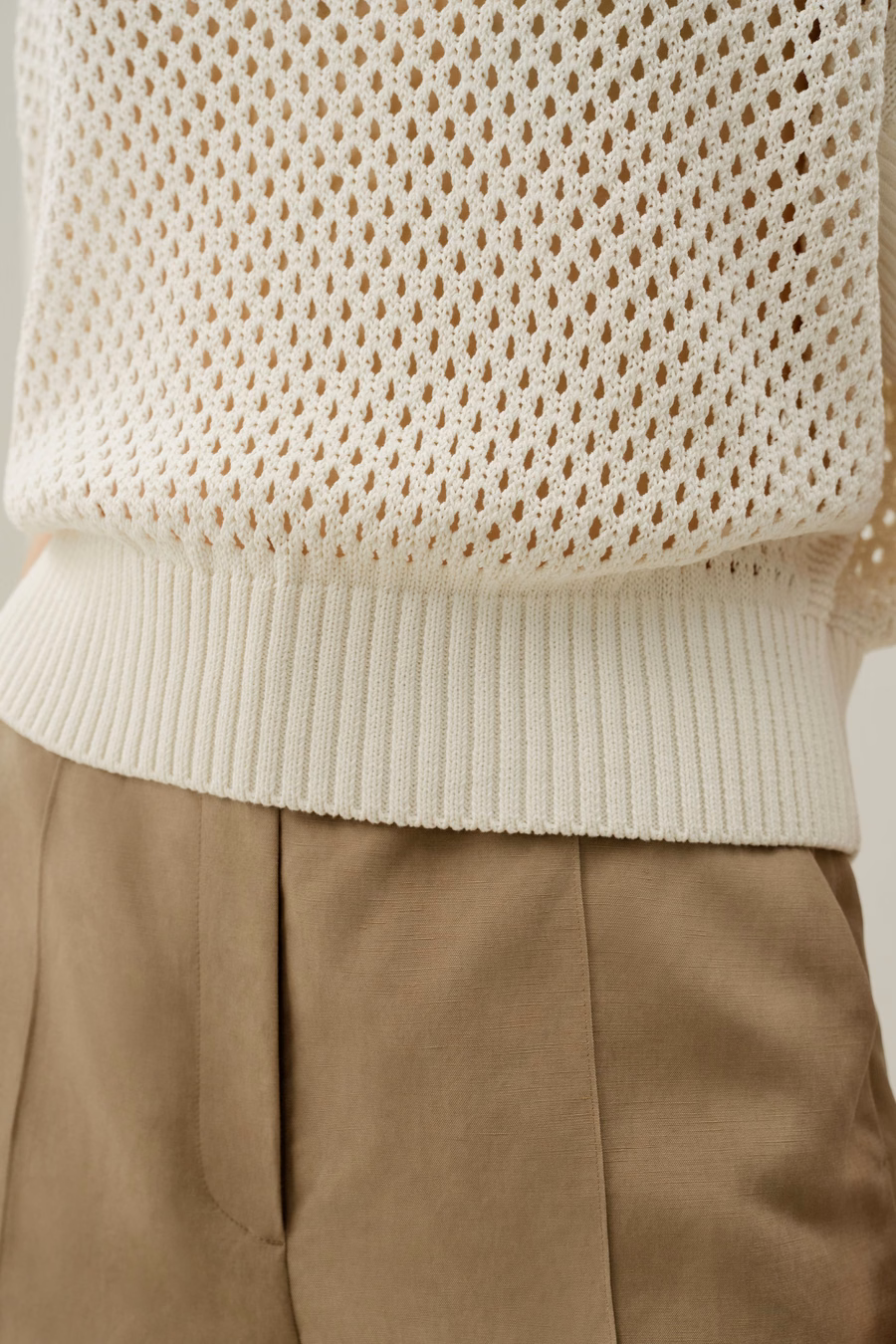 Sweter z pół-zamkiem Toskańskim z dzianiny w romby