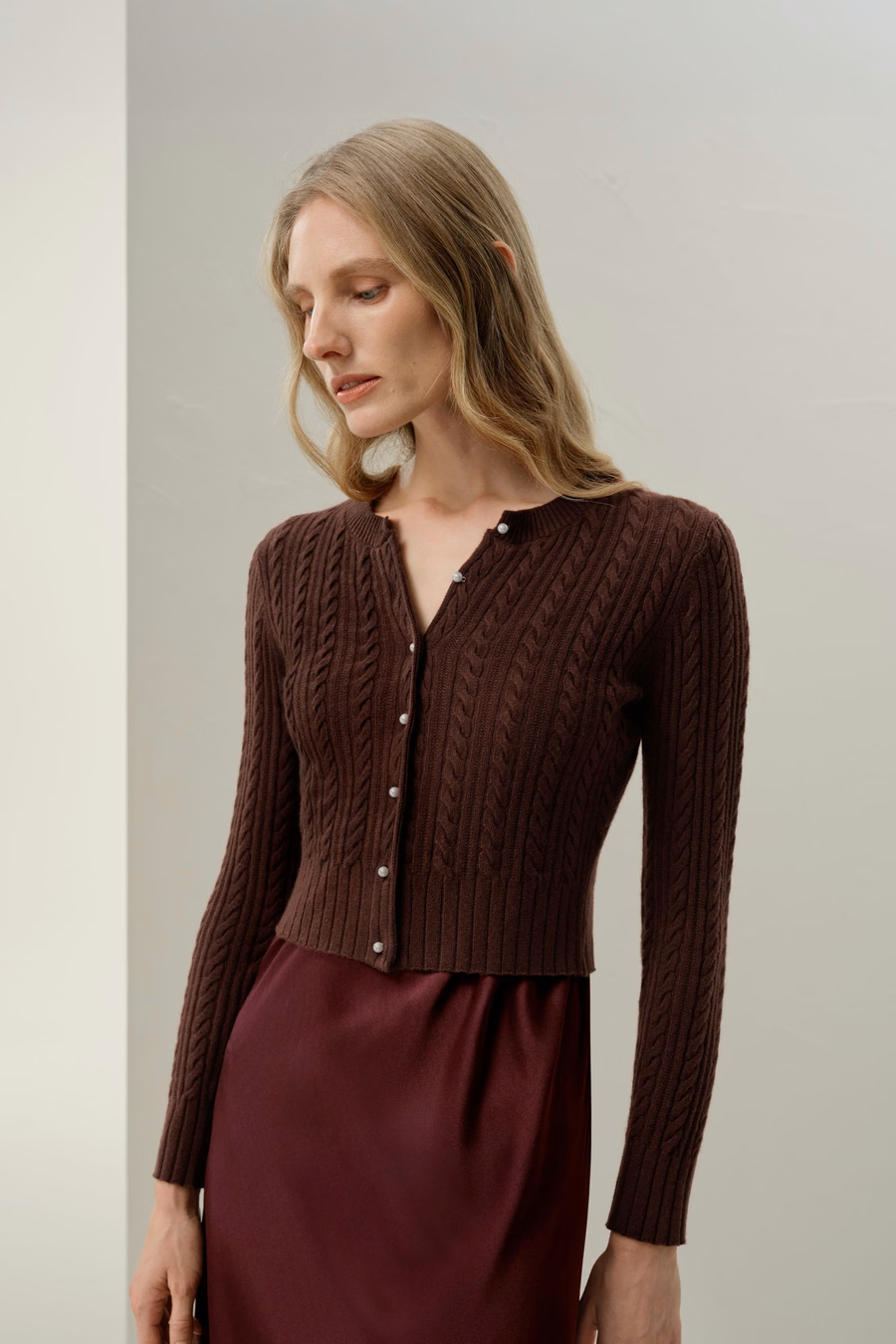 LILYSILK X LYDIA MILLEN Kardigan Hawthorn