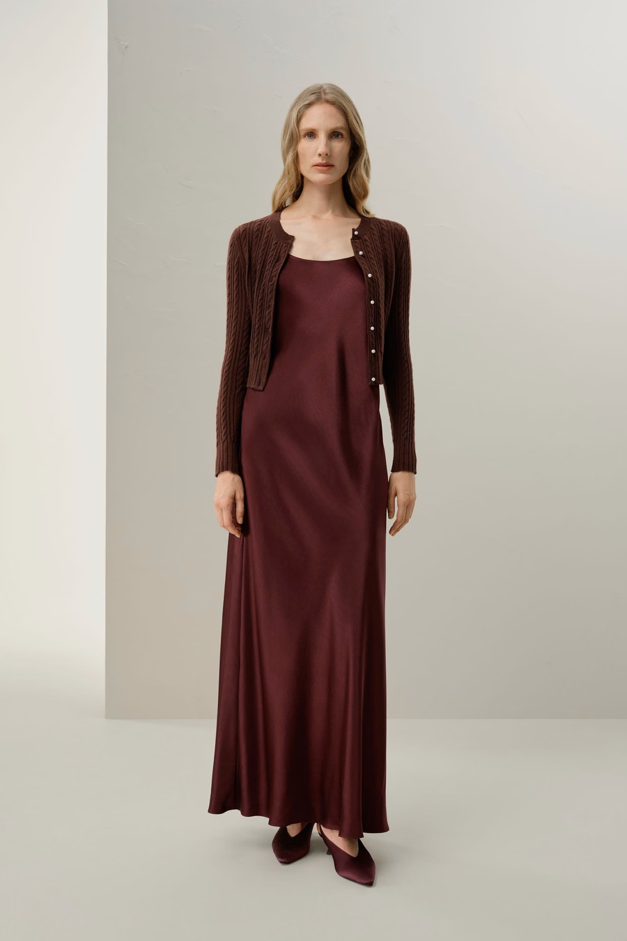 LILYSILK X LYDIA MILLEN Kardigan Hawthorn