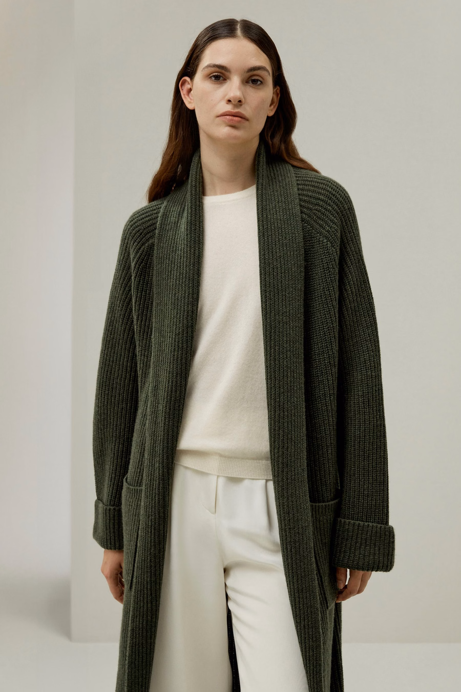Kardigan LILYSILK X LYDIA MILLEN 'Evergreen'