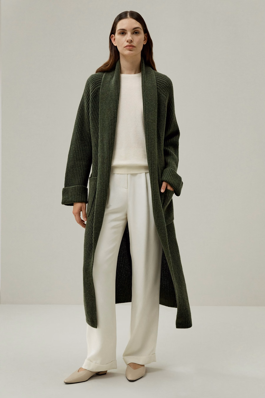 Kardigan LILYSILK X LYDIA MILLEN 'Evergreen'