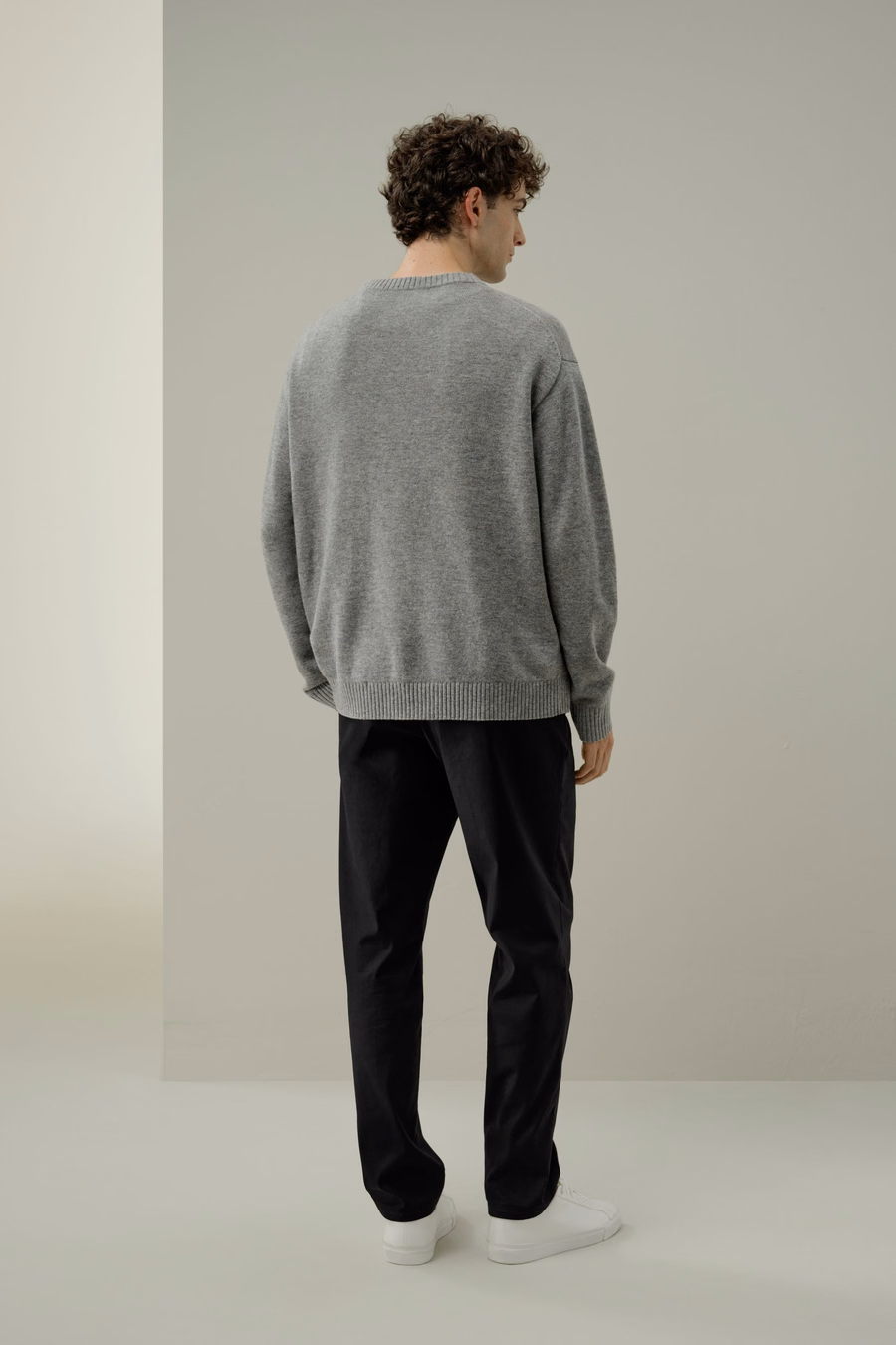 Sweter Crew Neck z wełny kaszmirowej