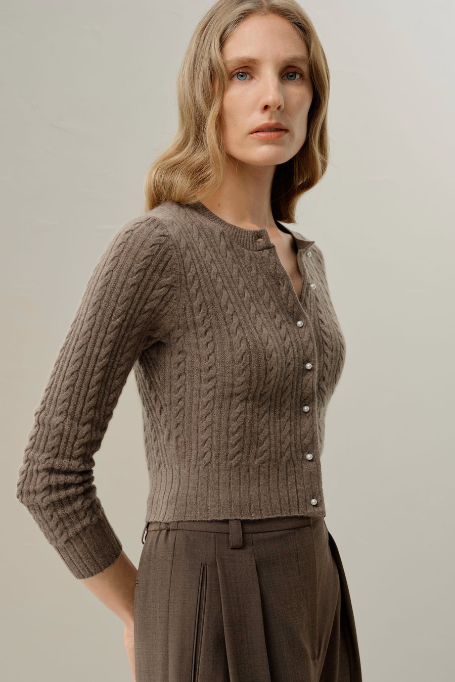LILYSILK X LYDIA MILLEN Kardigan Hawthorn