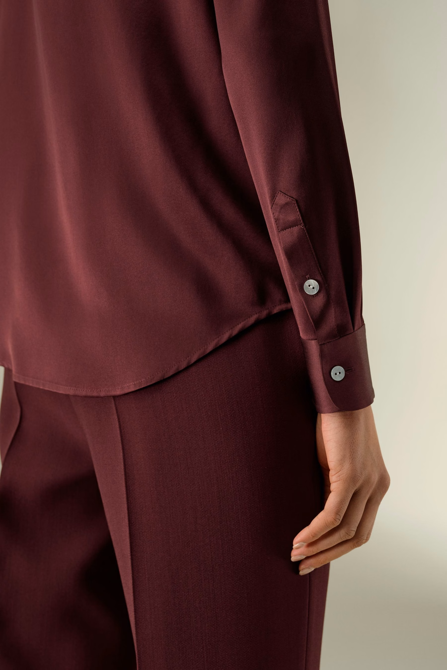 Timeless Silk Charmeuse Shirt