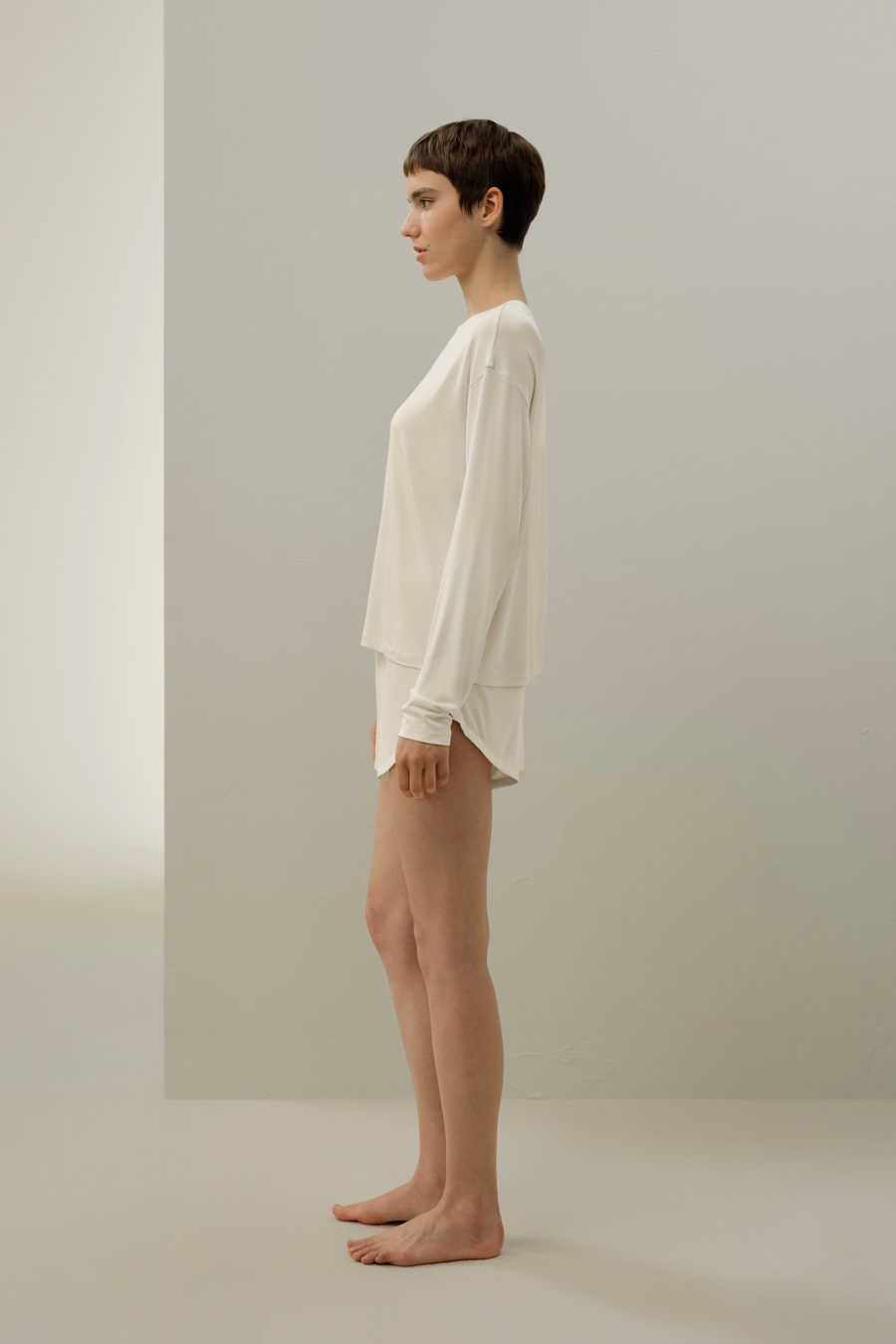 Jedwabna luźna bluzka Jersey Silk Breeze