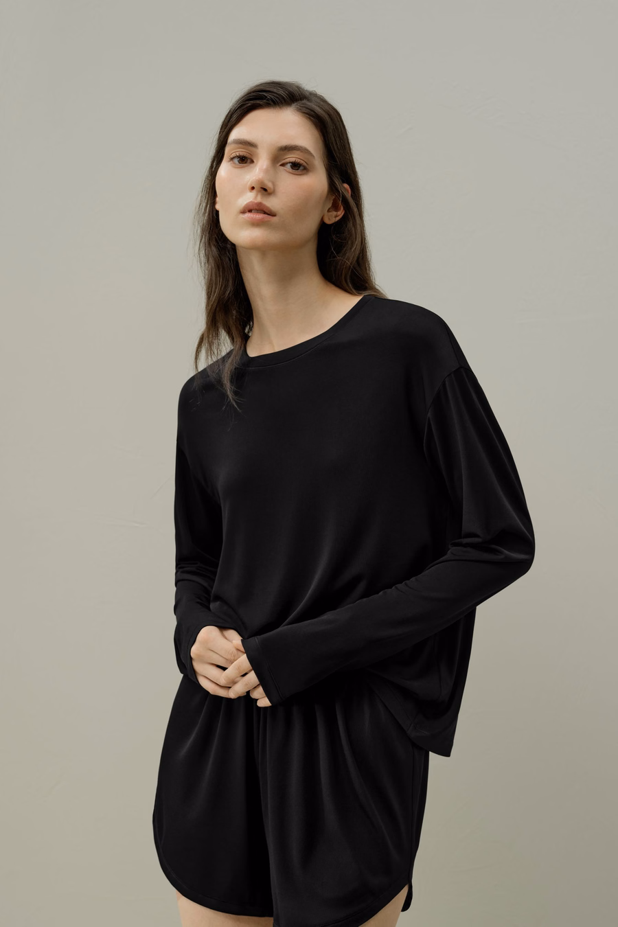Jedwabna luźna bluzka Jersey Silk Breeze