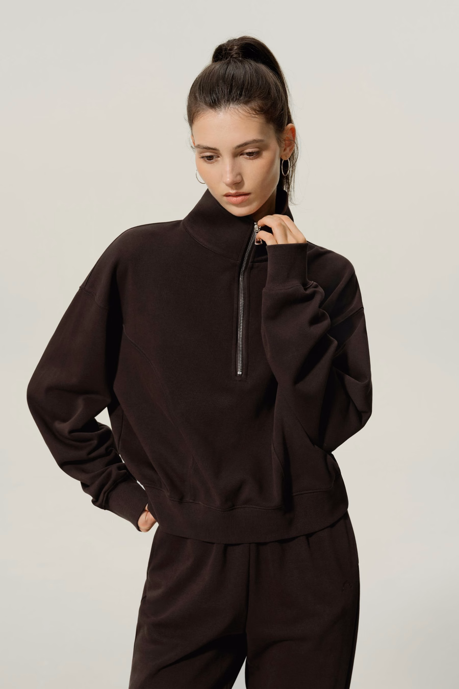 Sweter pół-zamek Heirloom '89