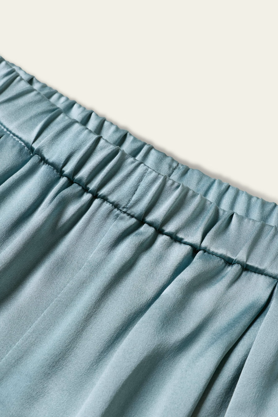 Jedwabne spodnie wide-leg Silk Charmeuse