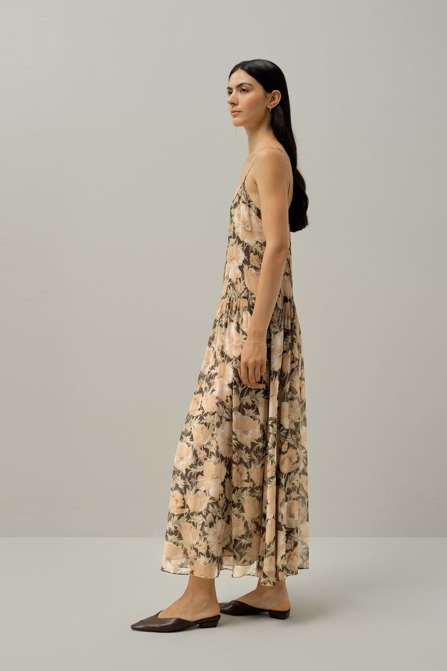 Sukienka Slip Poppy Parade - wykonana z tkaniny Liberty