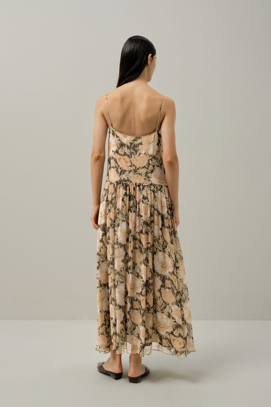 Sukienka Slip Poppy Parade - wykonana z tkaniny Liberty