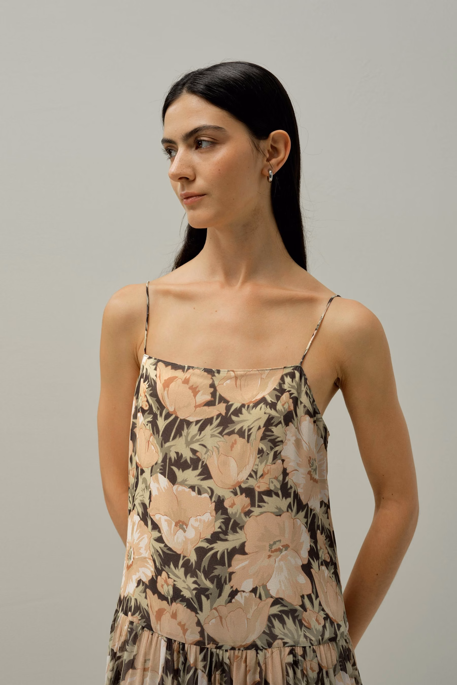 Sukienka Slip Poppy Parade - wykonana z tkaniny Liberty