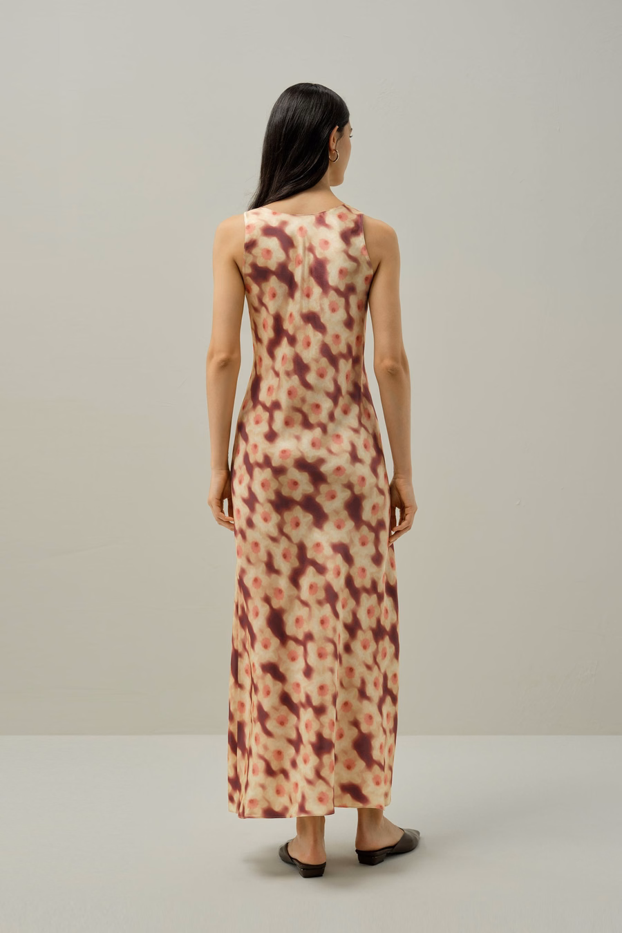 Deep U-Neckdress - Wykonany z tkaniny Liberty