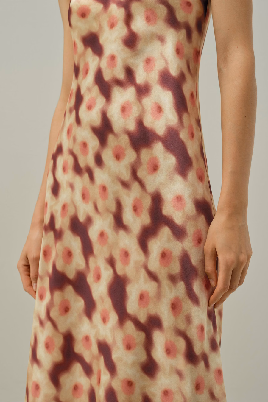 Deep U-Neckdress - Wykonany z tkaniny Liberty