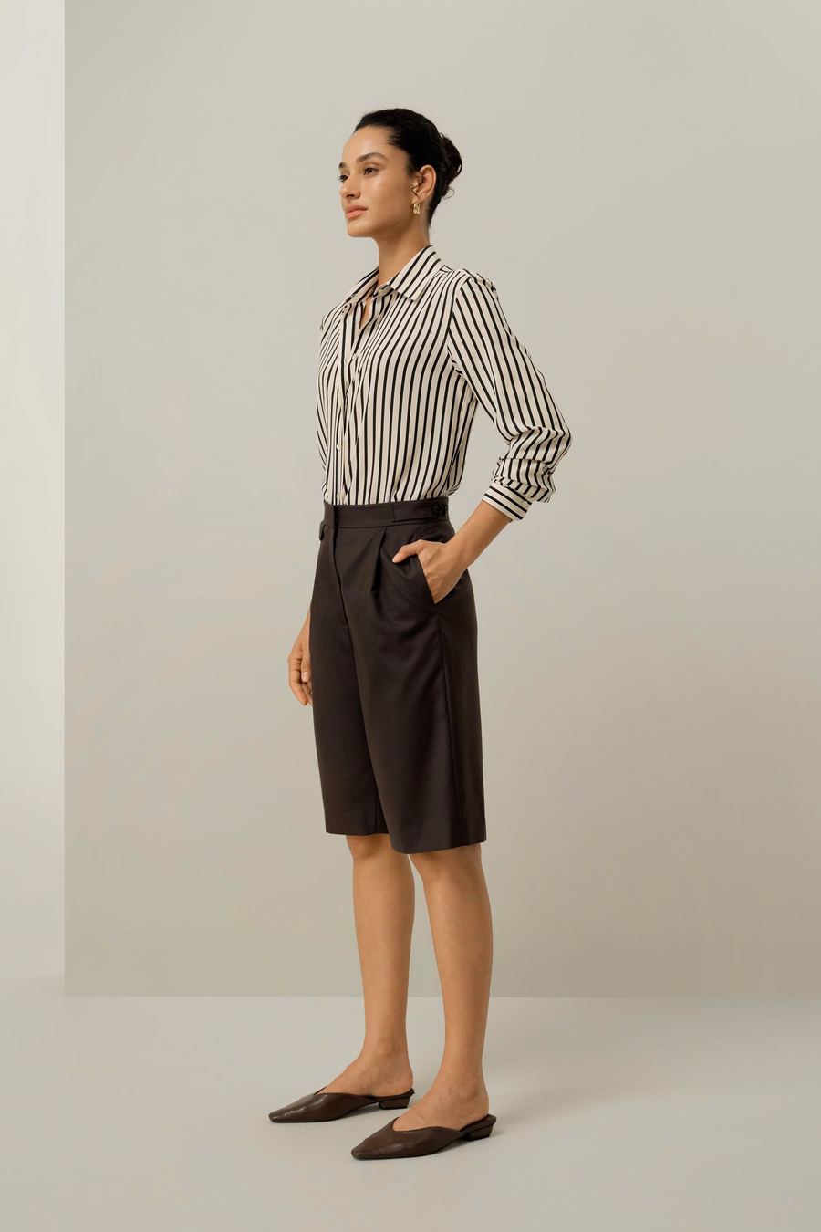 Striped Silk Shirt