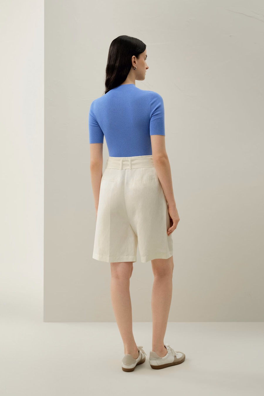 Seamless Silk-Cotton Slim-Fit Knit Top