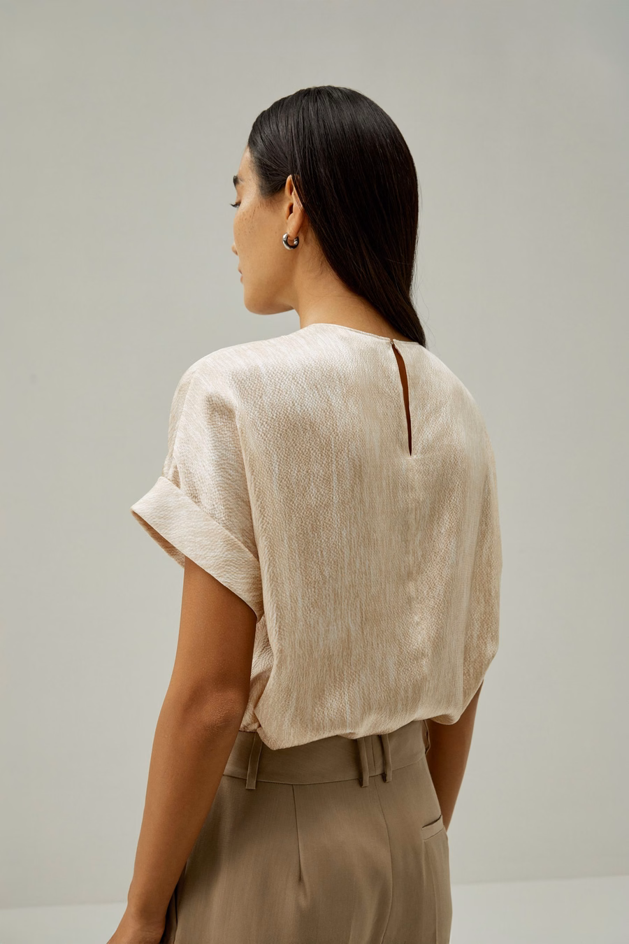 Pearl Satin Silk Top