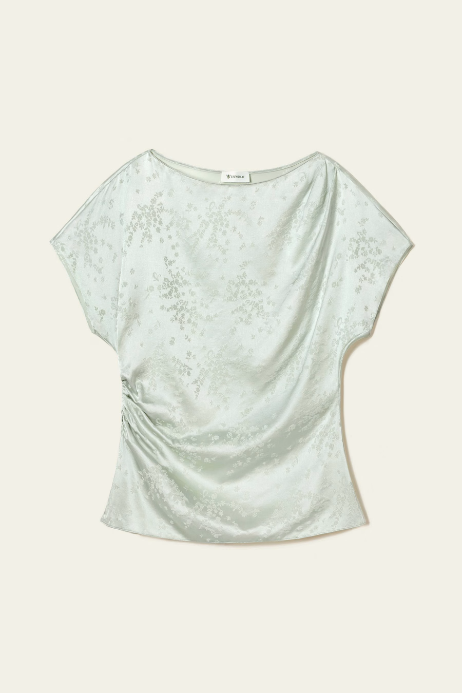 Top z jedwabiu YING Jacquard
