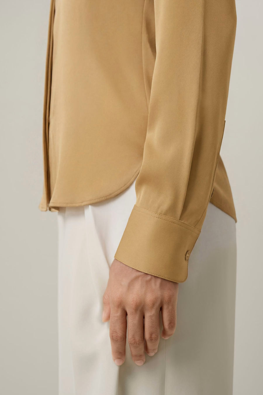 Stretch Double Georgette Shirt