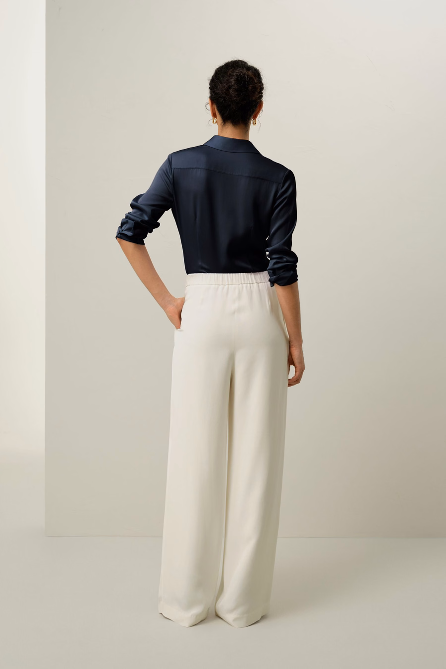 Stretch Double Georgette Shirt