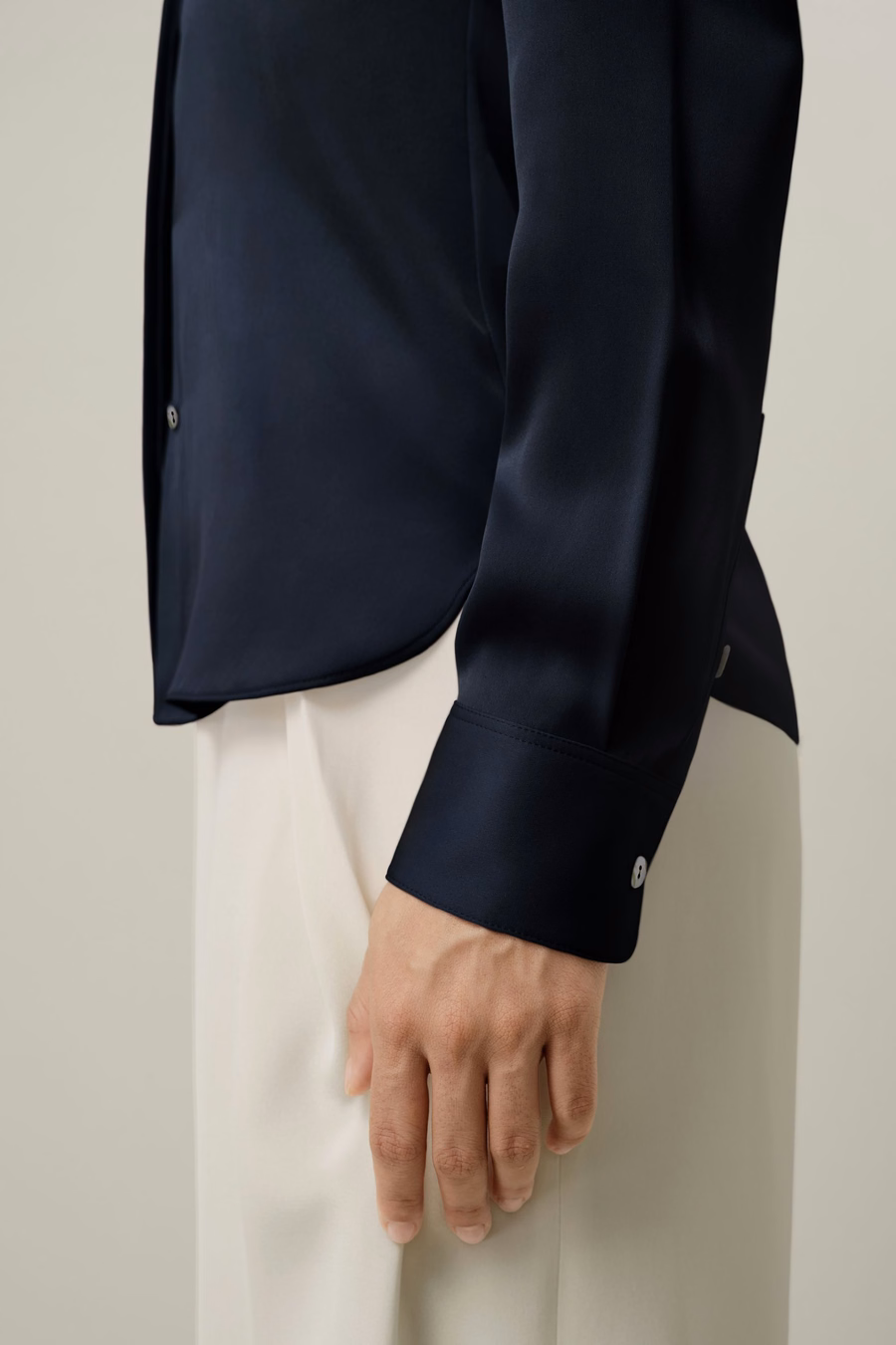 Stretch Double Georgette Shirt