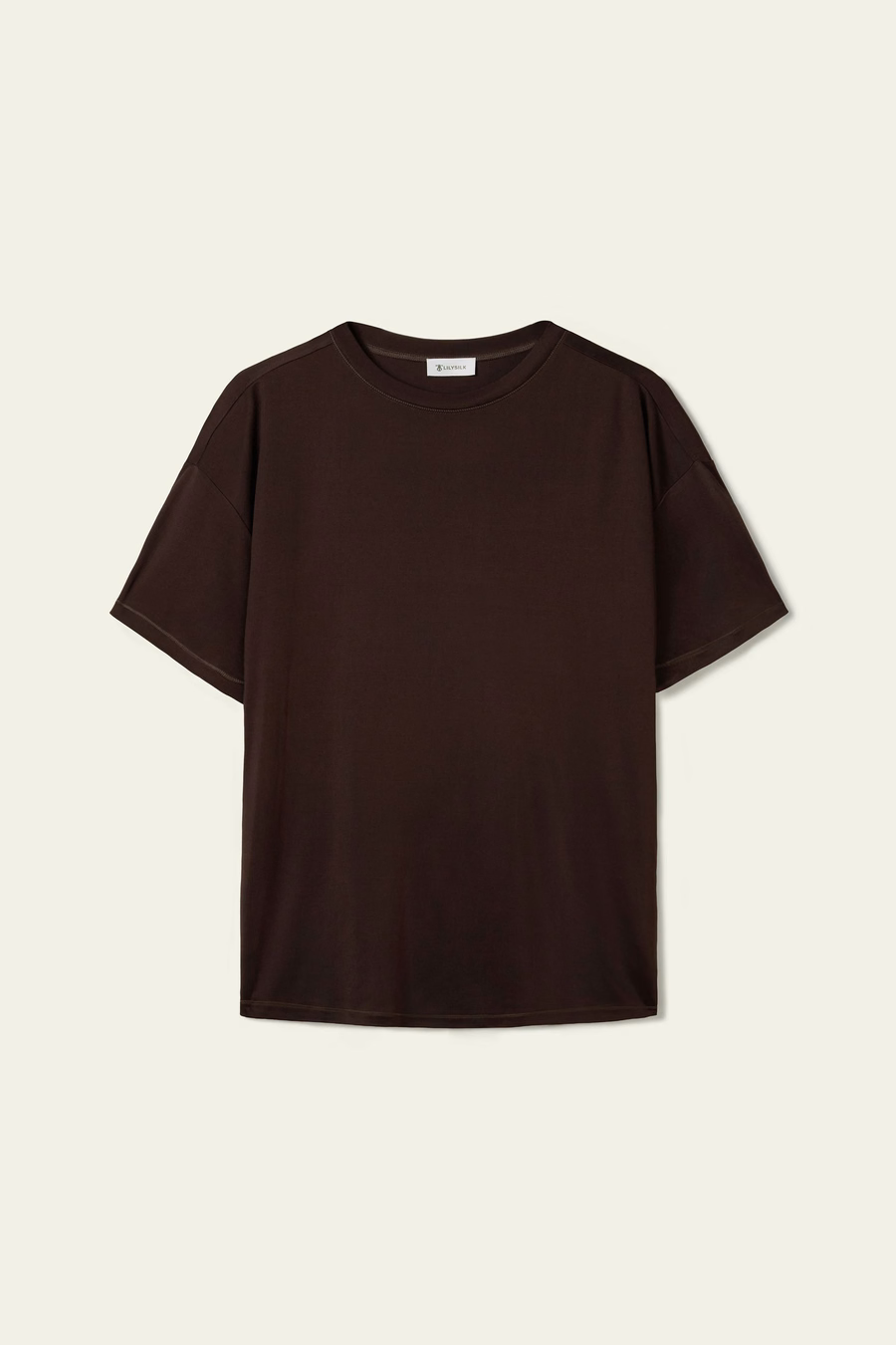 Oversized bluzka z jedwabnego jerseyu