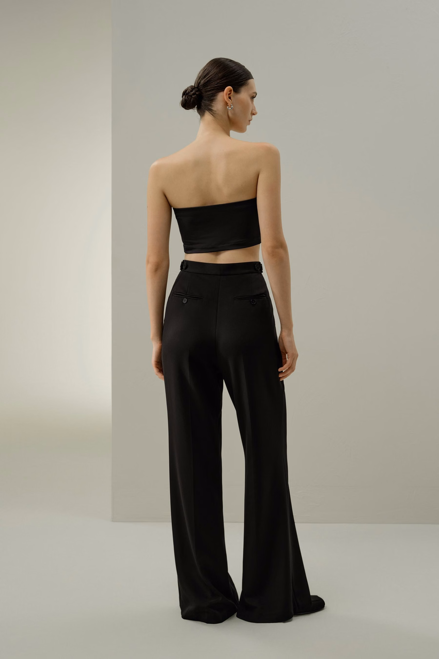 Jedwabny top bandeau Breeze