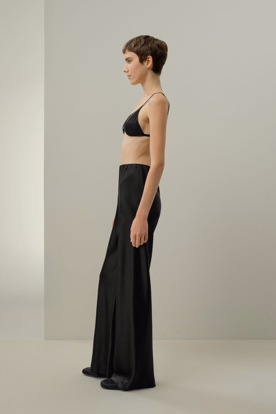Stretch Silk Triangle Bra