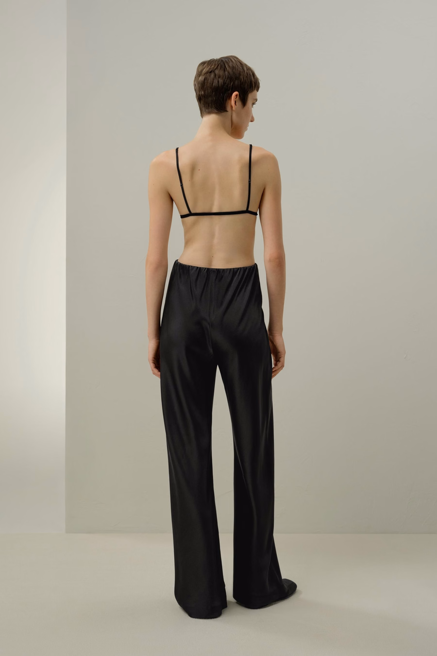 Stretch Silk Triangle Bra