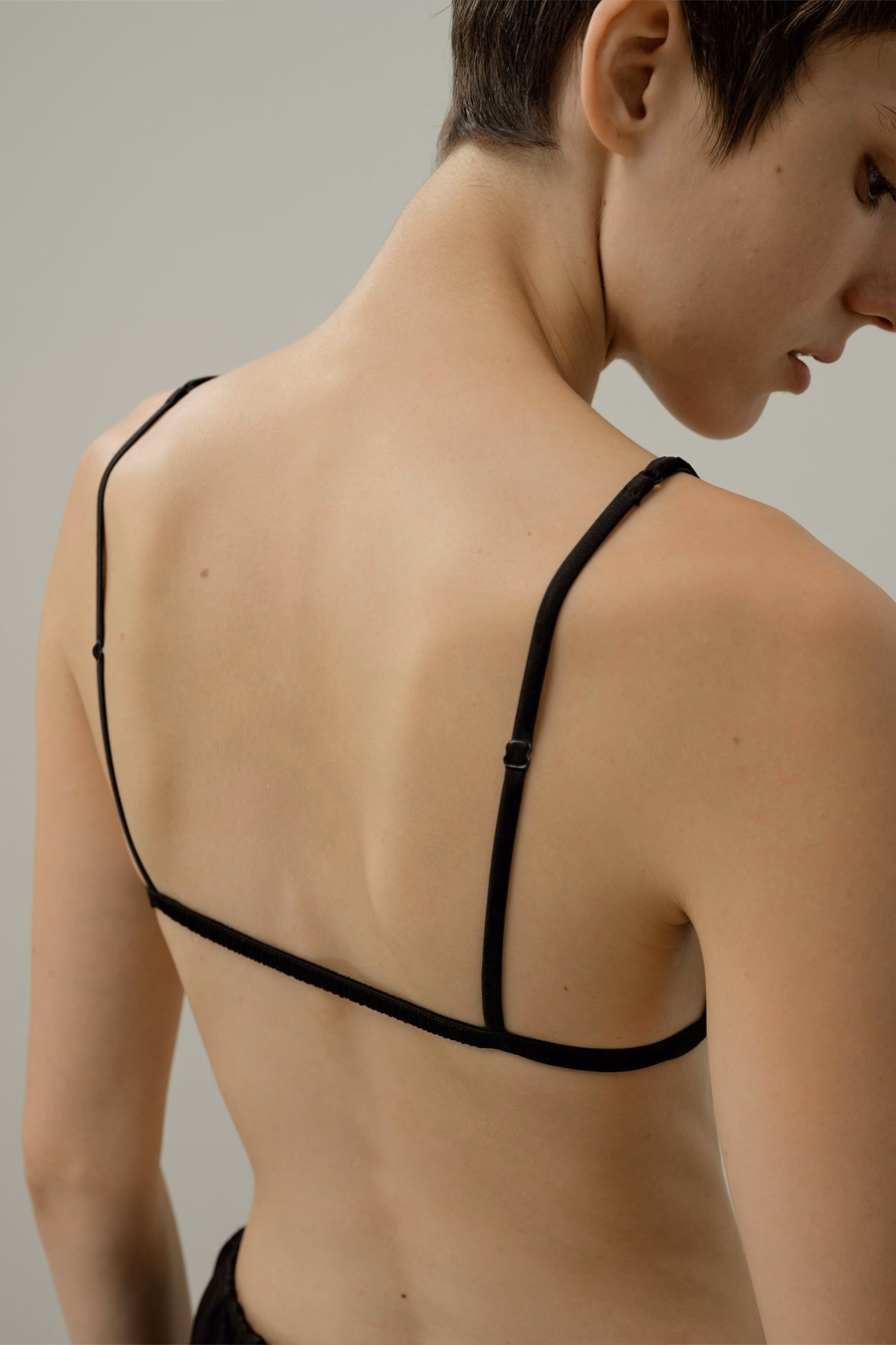Stretch Silk Triangle Bra
