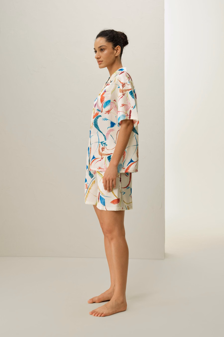 Sagittarius Zodiac Short Silk Pajama Set