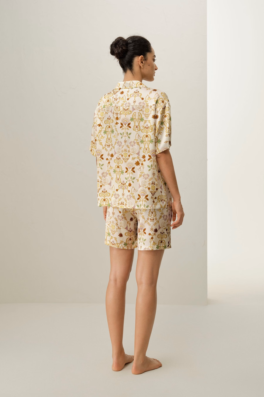 Capricorn Zodiac Short Silk Pajama Set