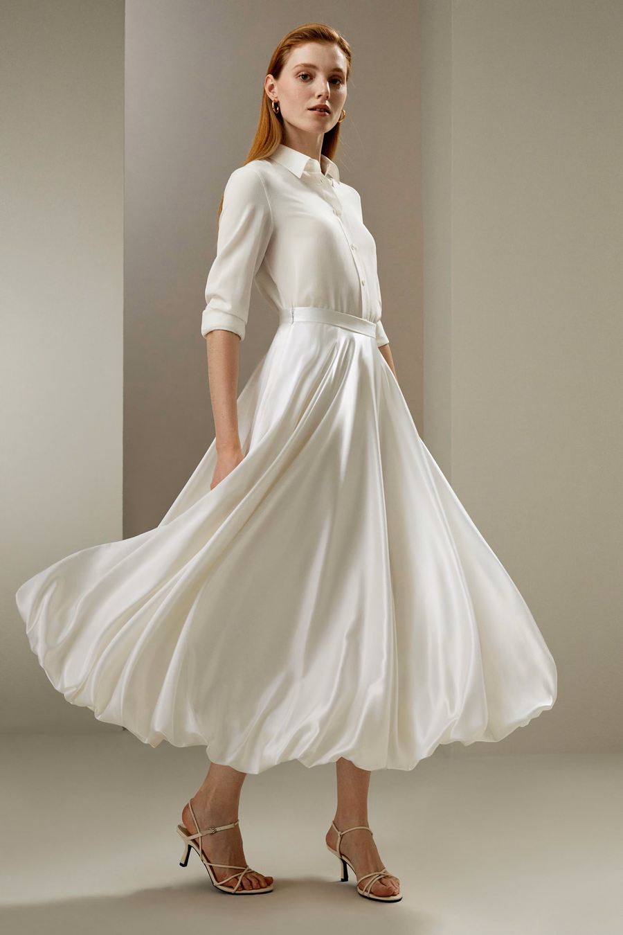 LILYSILK X LYDIA MILLEN Spódnica Snowdrop