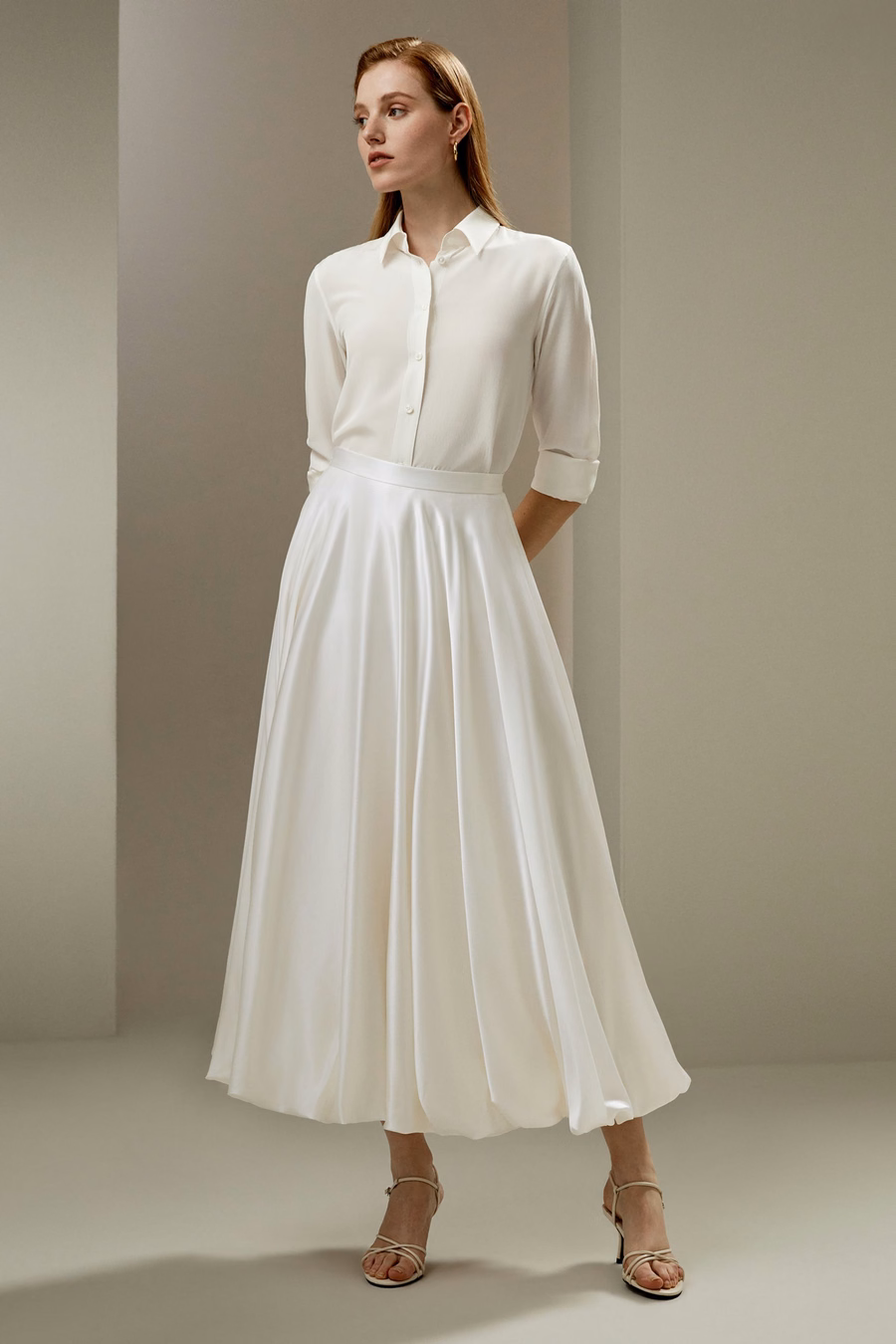 LILYSILK X LYDIA MILLEN Spódnica Snowdrop