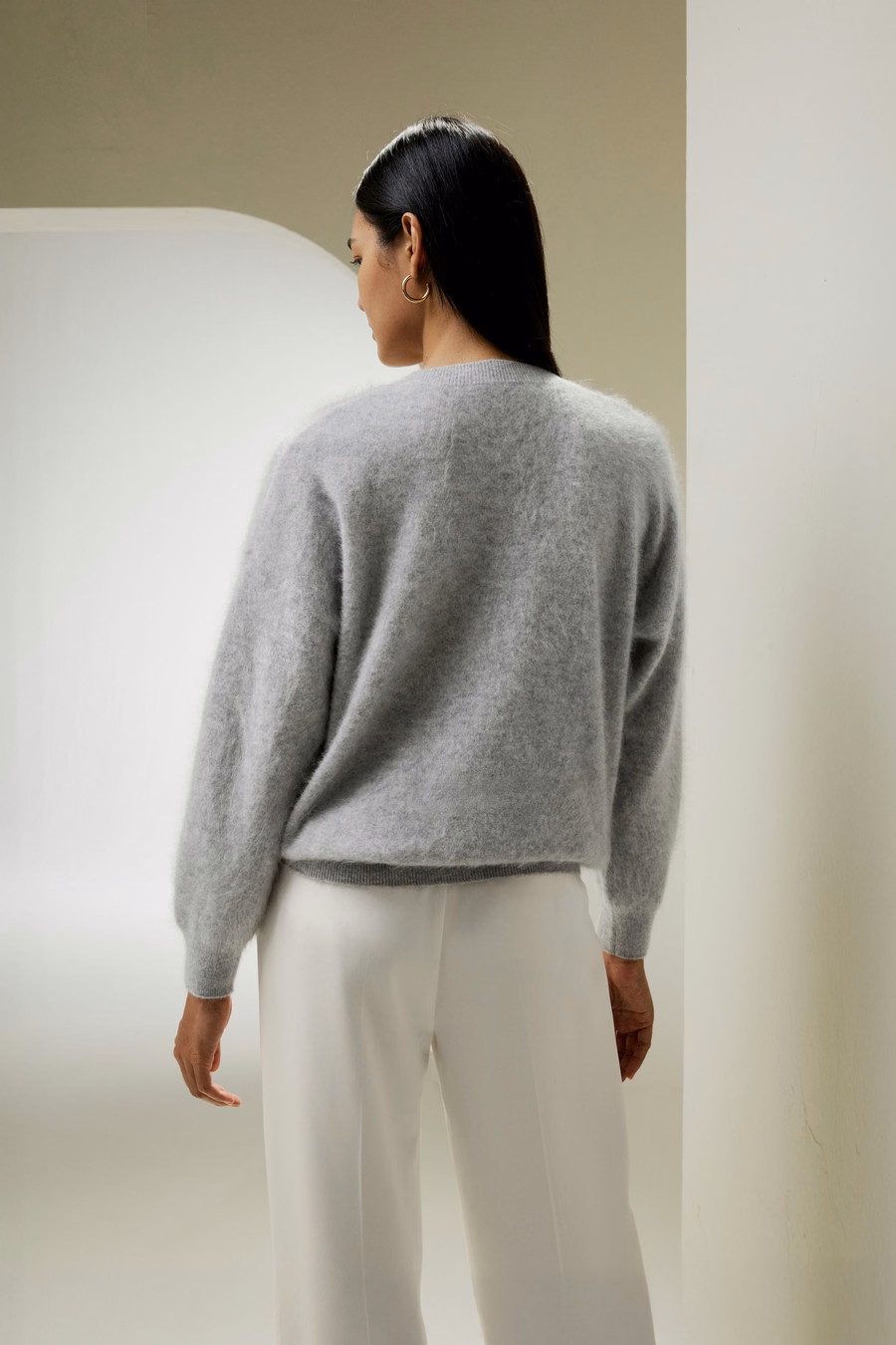 Sweter z wełny kaszmirowej