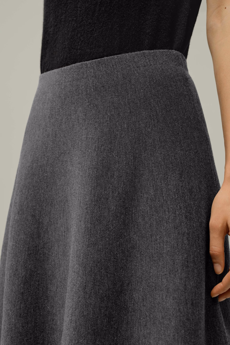 LILYSILK Spódnica z wełny bez zmartwień