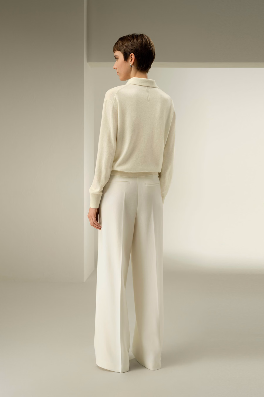 Koszula polo z baby cashmere