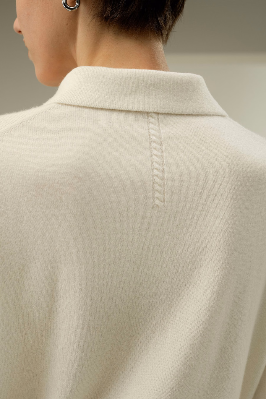Koszula polo z baby cashmere