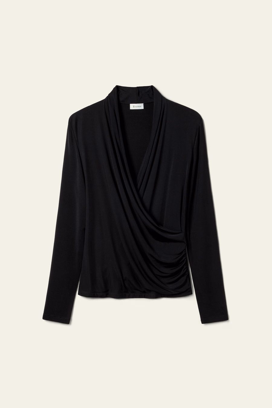 Silk Breeze Jersey Stretch Wrap Top
