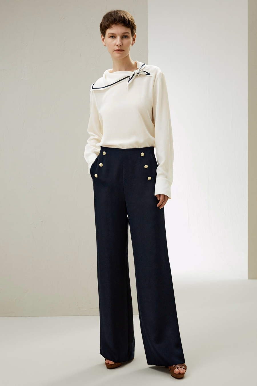Nautical Collar Shirt